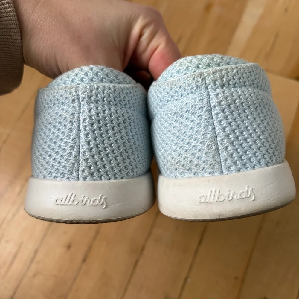 Allbirds Women's Tree Piper‎ Dreamy Blue/green Cream Hush Sole Women’s Size 9 - Picture 9 of 12